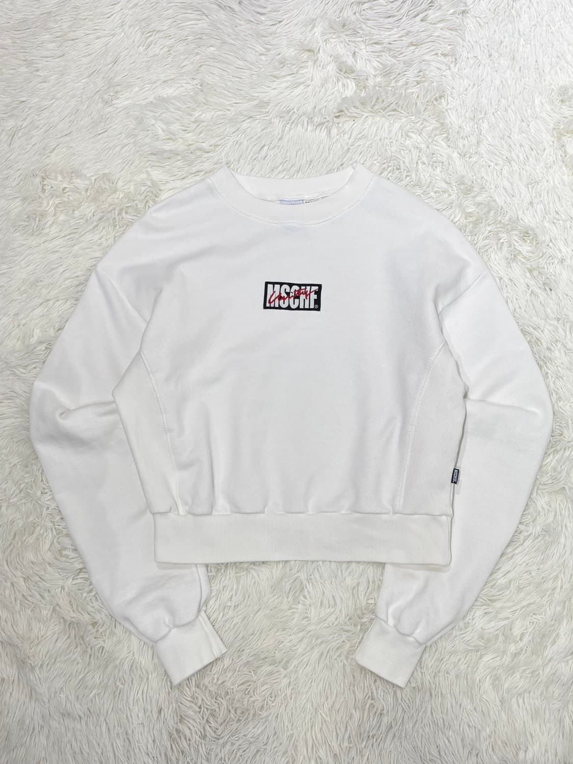 미스치프 비이커 화이트 맨투맨 상품이미지3