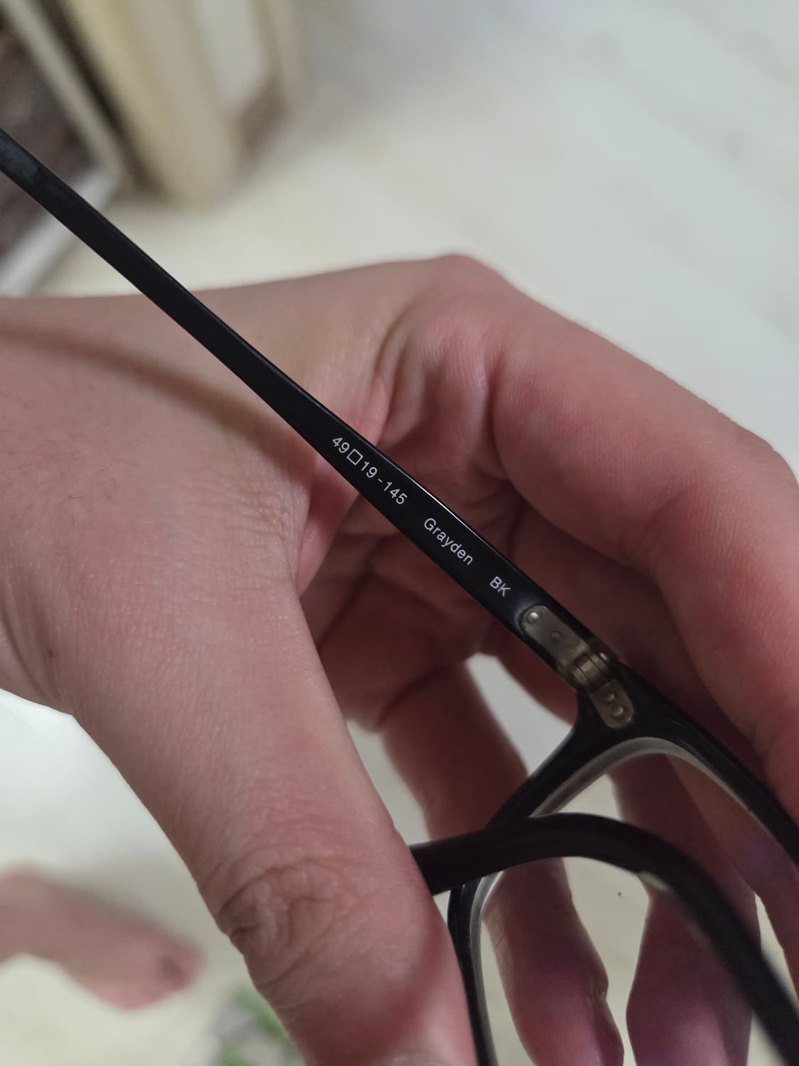 올리버피플스 Grayden BK 블랙 뿔테 안경 상품이미지5