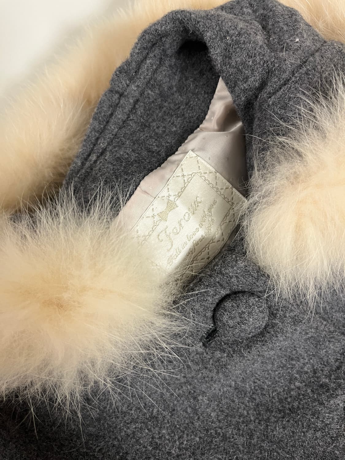 모리걸 사와코 그레이 코트 상품이미지2