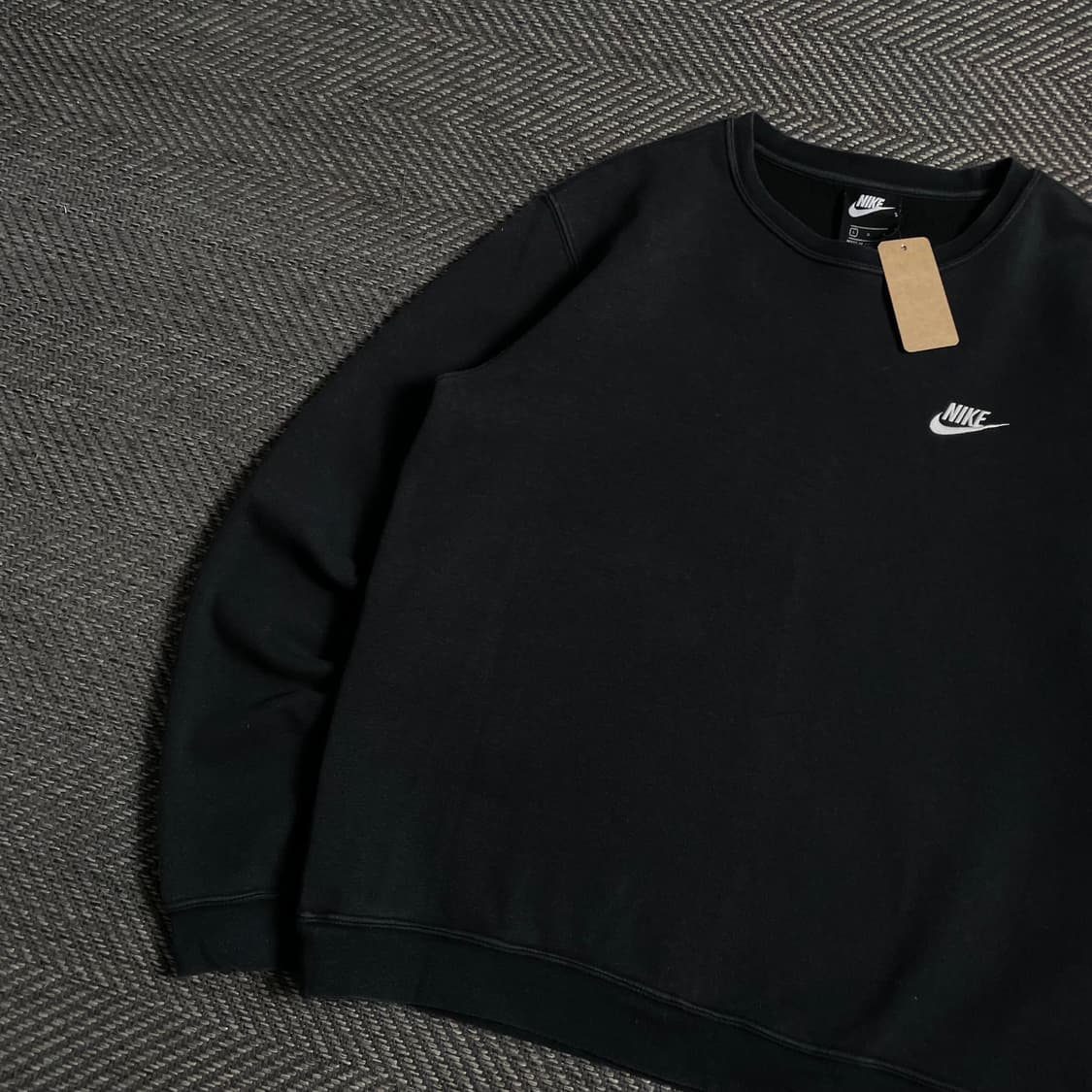 나이키 스우시 크루넥 스웻 맨투맨 블랙o 4896 상품이미지2