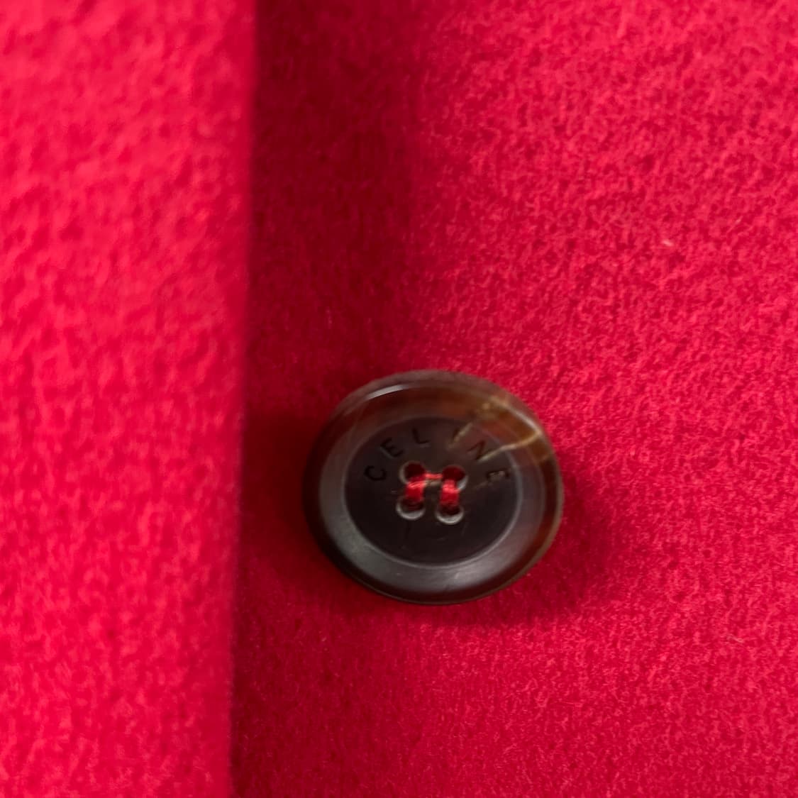 셀린느 레드 코트 36(W) 상품이미지4