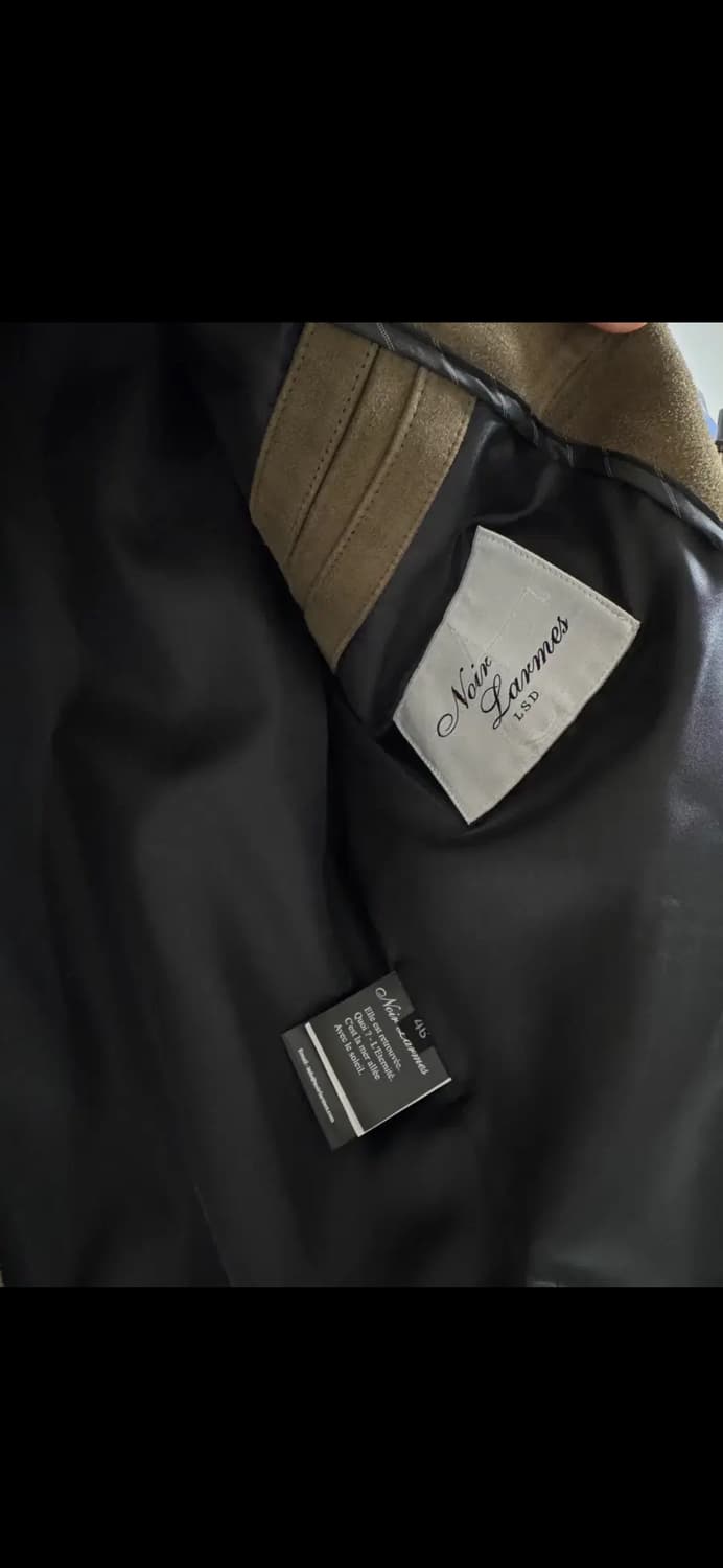 느와르 라르메스 스텐다드 스웨이드 트러커 자켓 카키브라운 상품이미지3