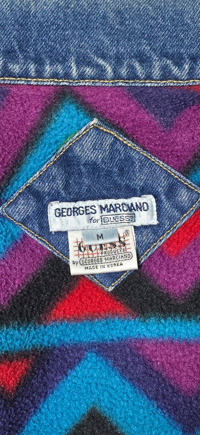 게스 GEORGES MARCIANO 빈티지 데님 자켓 M 상품이미지3