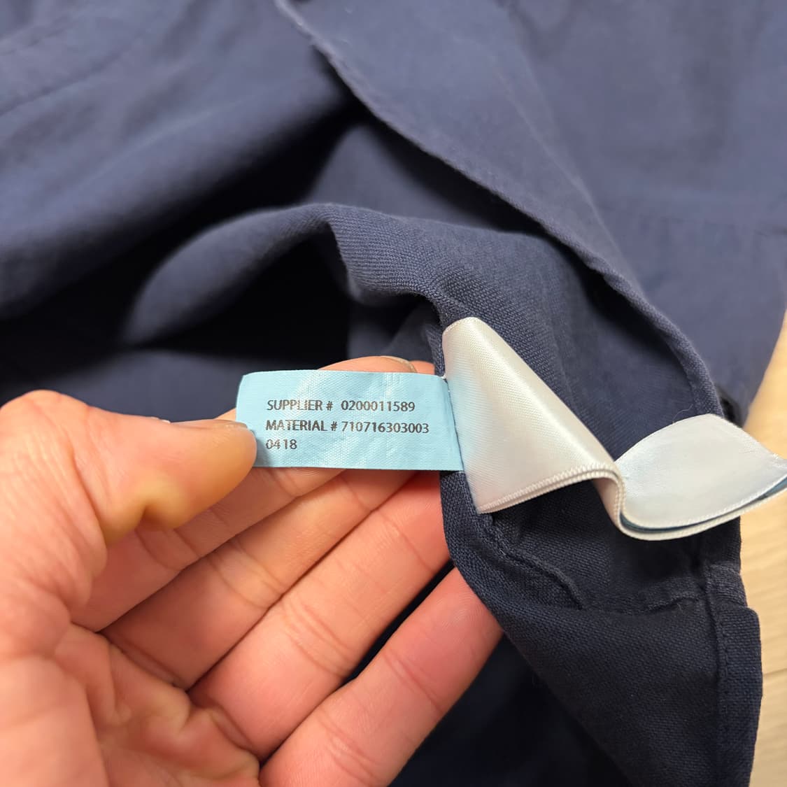 폴로 랄프로렌 네이비 옥스포드 셔츠 상품이미지4