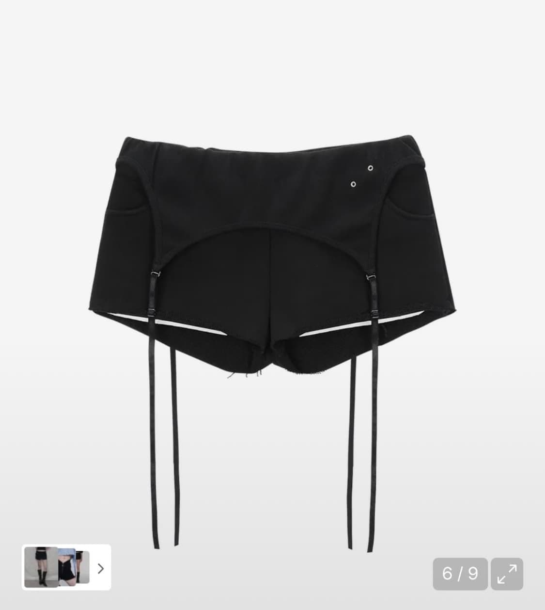 41 프레이 Layered Shorts / Black 상품이미지1