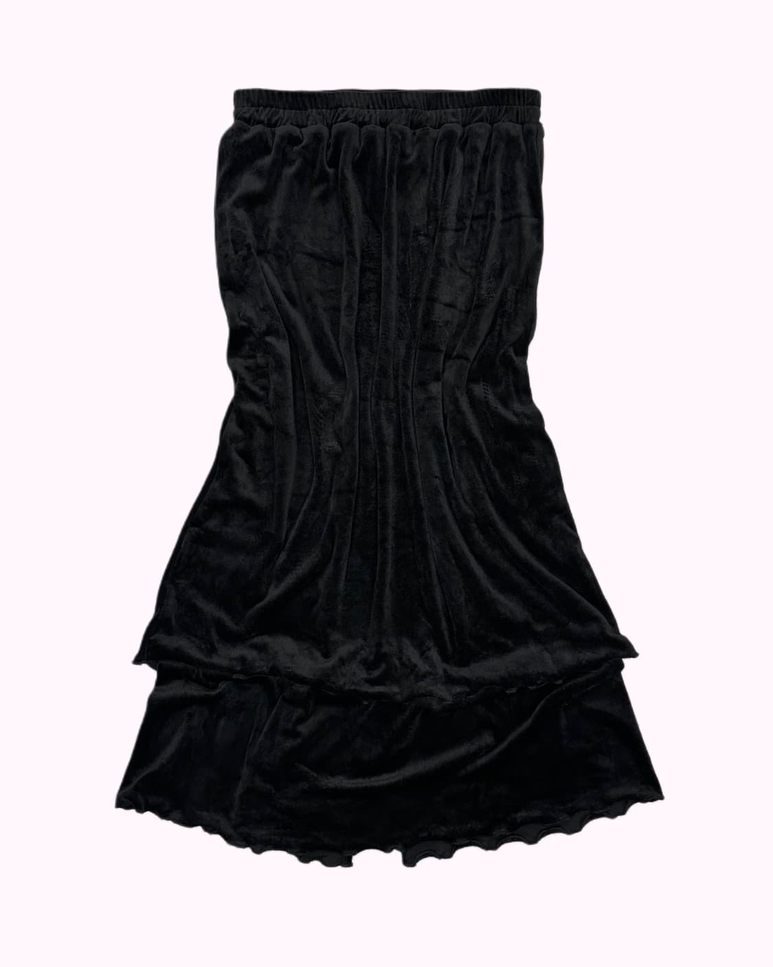black velvet layered skirt 상품이미지1