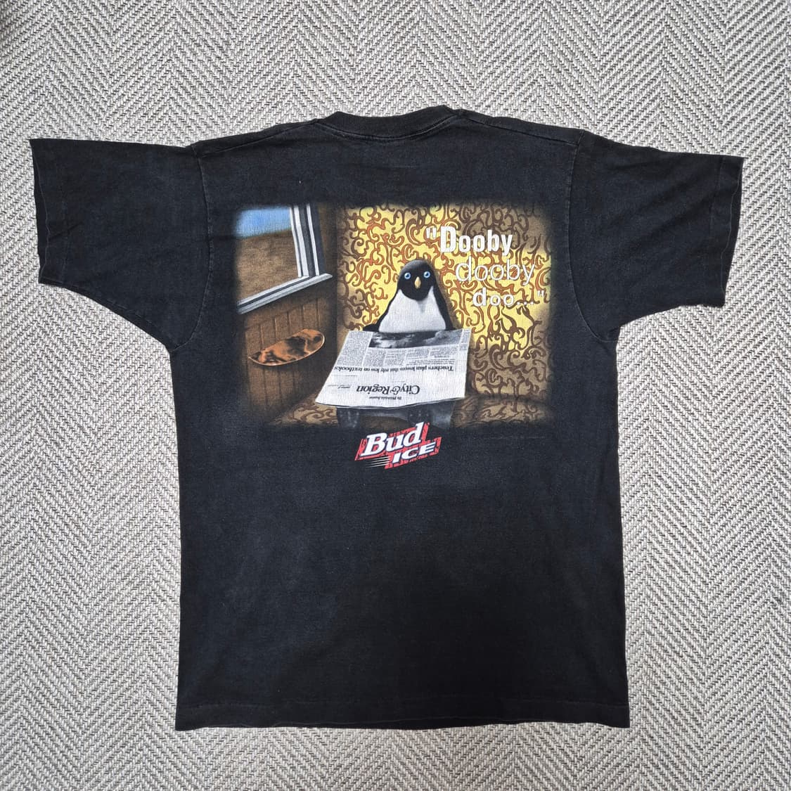 90s "Bud ICE" 머천다이즈 싱글스티치 티셔츠 (L) 상품이미지5