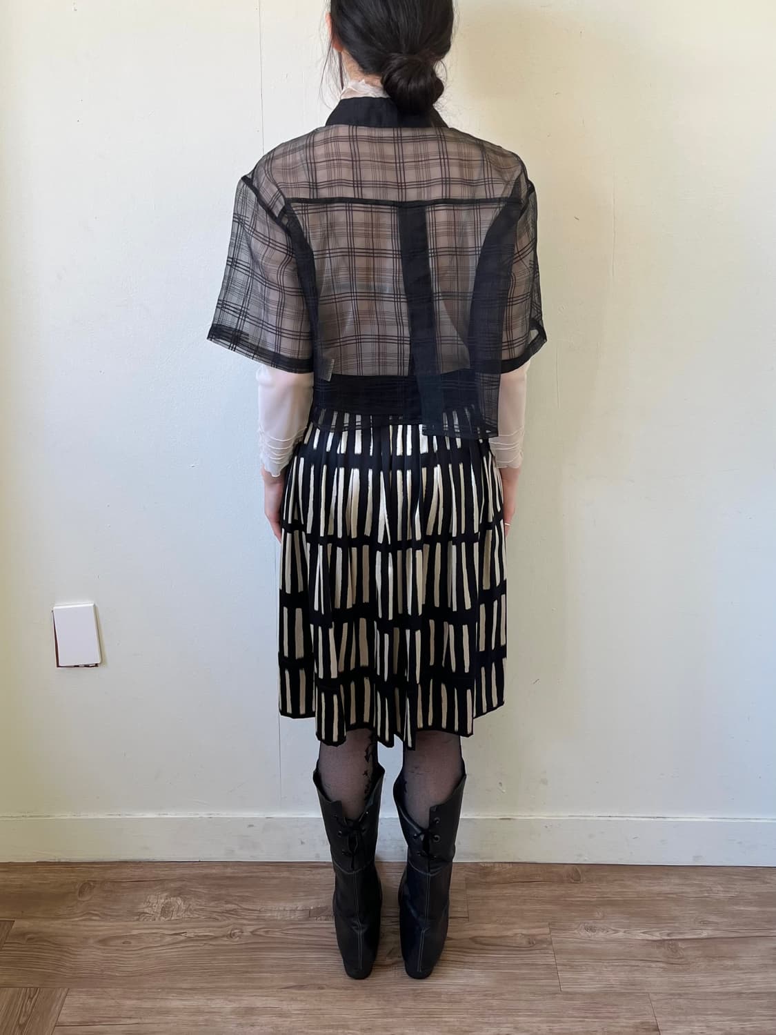 forksy 시스루 크롭 셔츠 상품이미지10