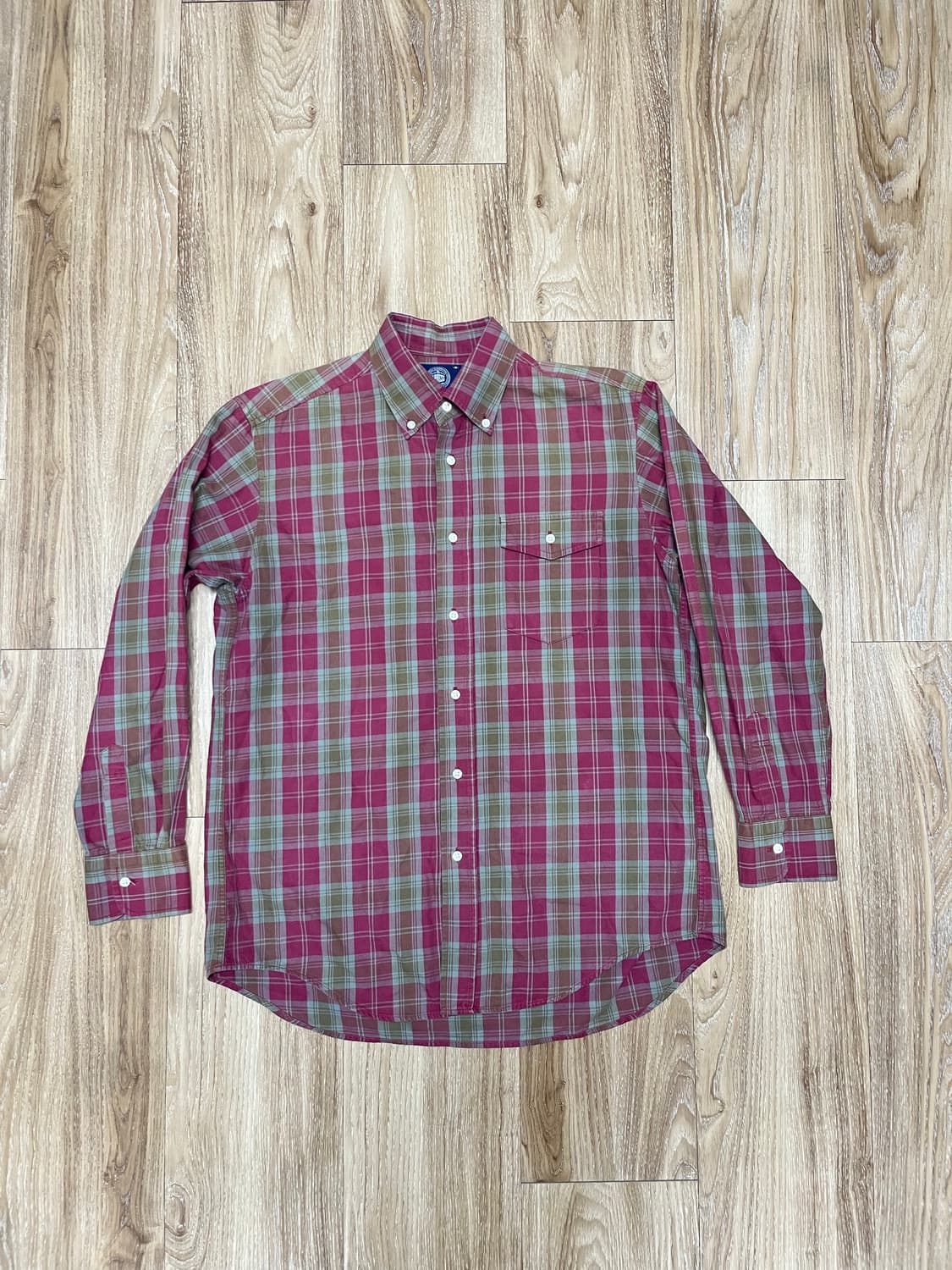 제이프레스 포켓 체크셔츠 M 상품이미지1