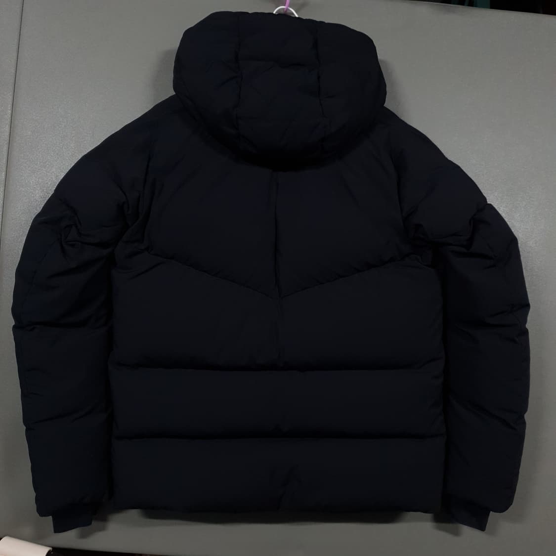 M (95) 데상트 스위스 스키 후드형 헤비 대장급 덕다운 자켓 블랙 상품이미지10