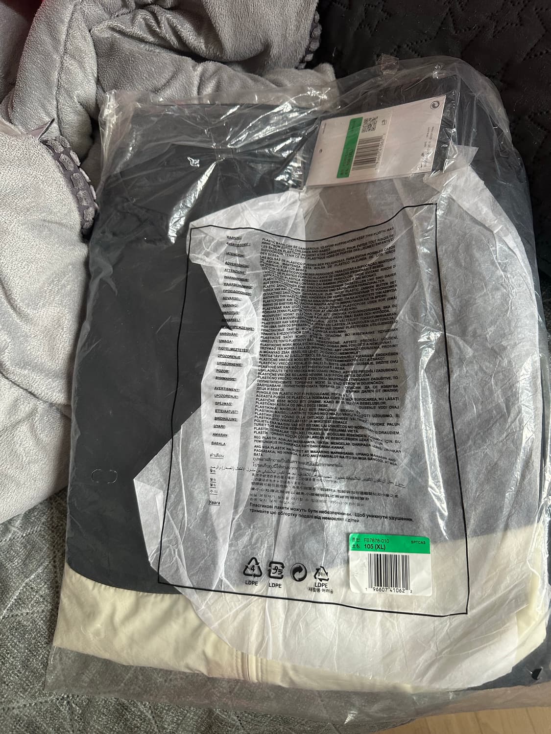 나이키 스우시 우븐 자켓 블랙 코코넛 밀크 - 아시아 상품이미지2