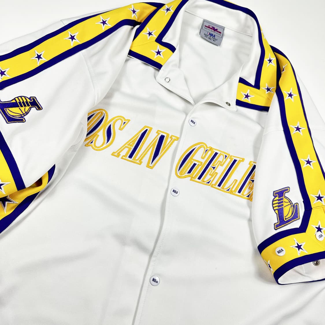 4XL 90s NBA LA레이커스 올드스쿨 반팔 져지 상품이미지4