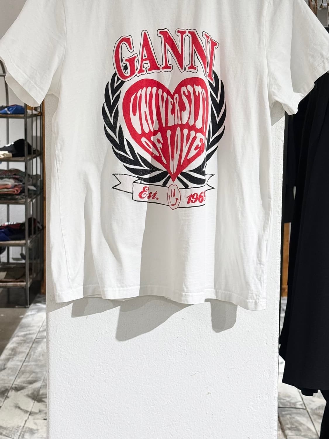 가니 하트 유니버시티 오브 러브 하프 슬리브 티셔츠 상품이미지5