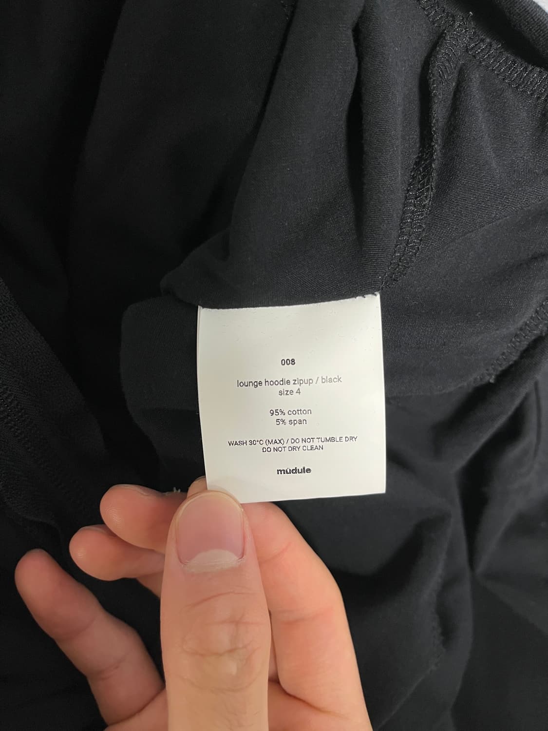4)머듈 라운지 후디 블랙 상품이미지3