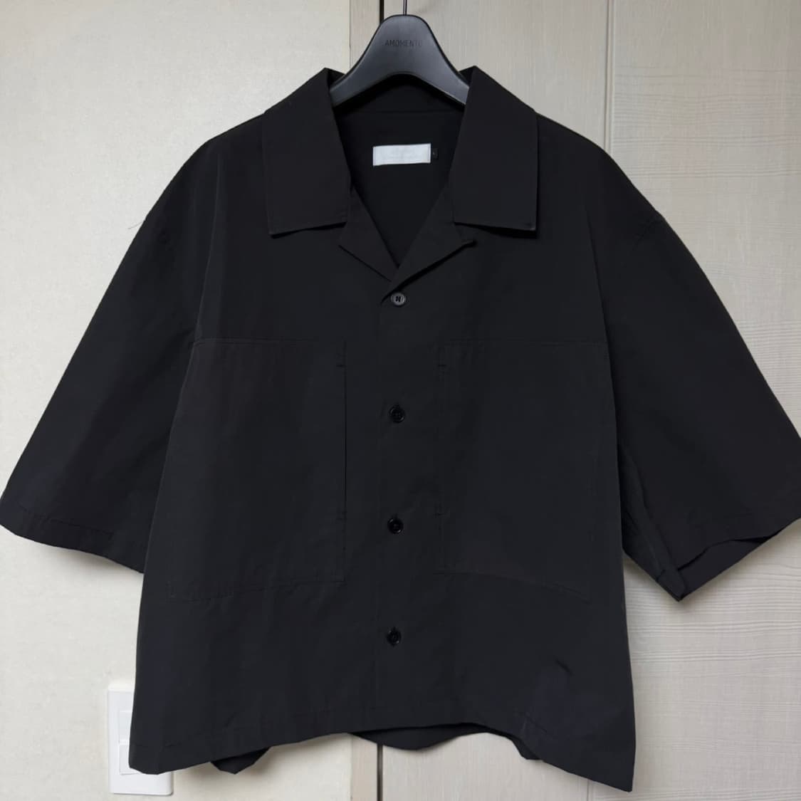 아모멘토 포켓 하프 셔츠 L (한글택⭕️) 상품이미지4