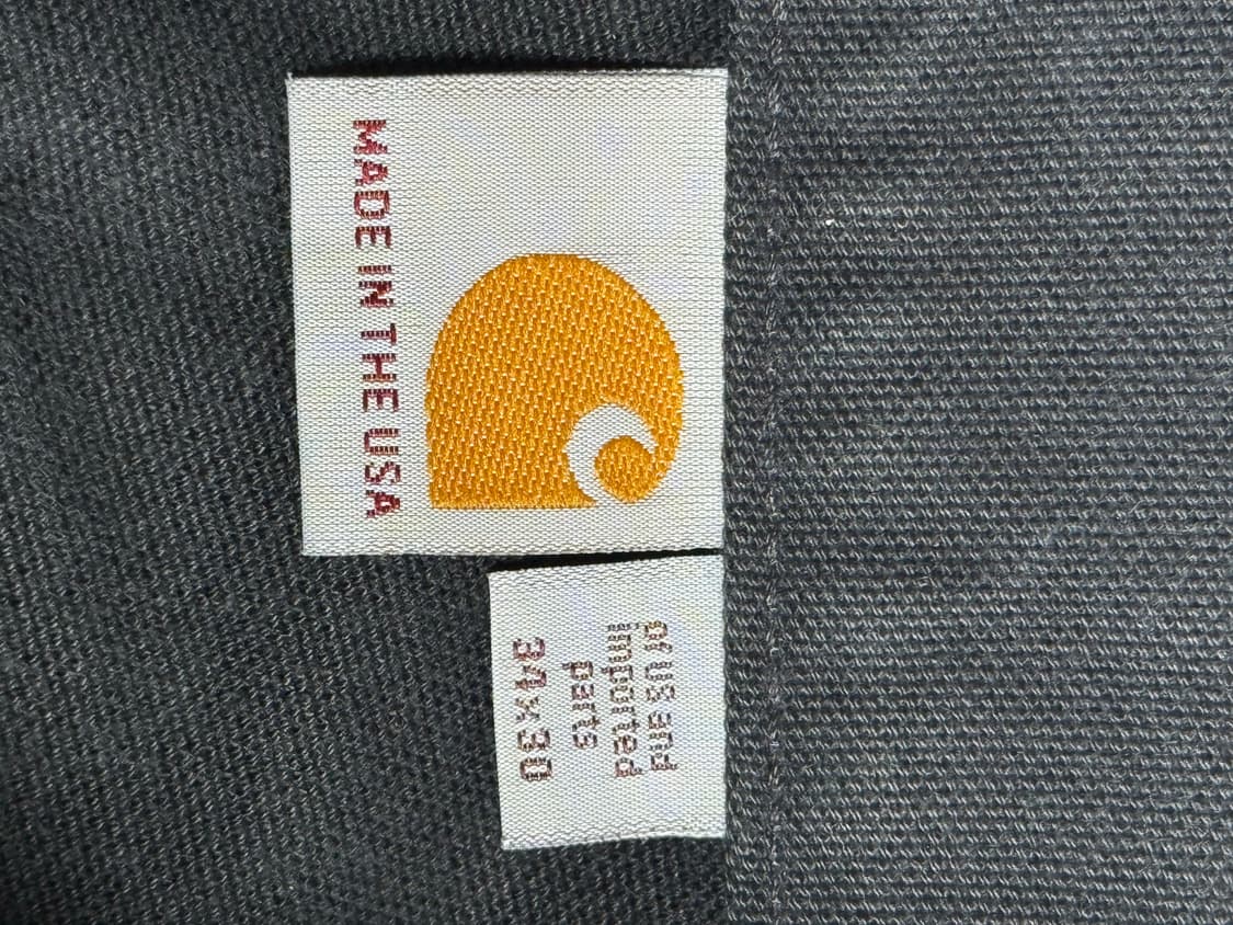 칼하트 B01 더블니 블랙 BLK 34x30 상품이미지4