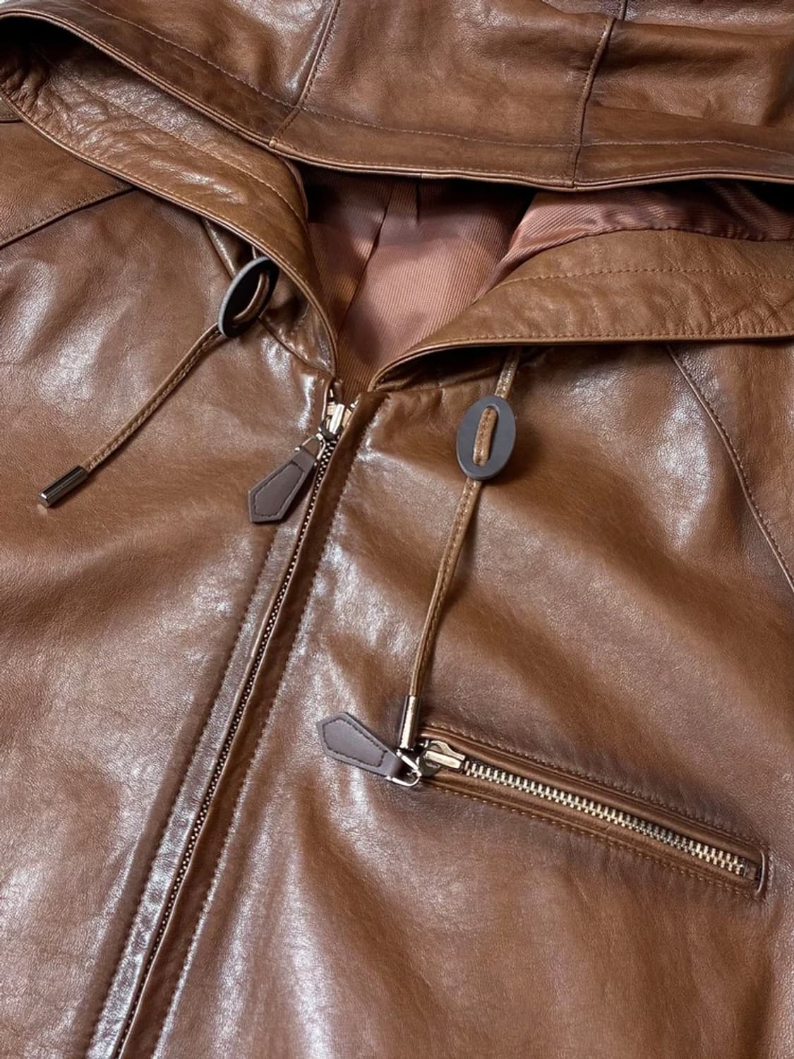 Selected 00's 재패니즈 양가죽 후디 집업 PN7334 상품이미지3