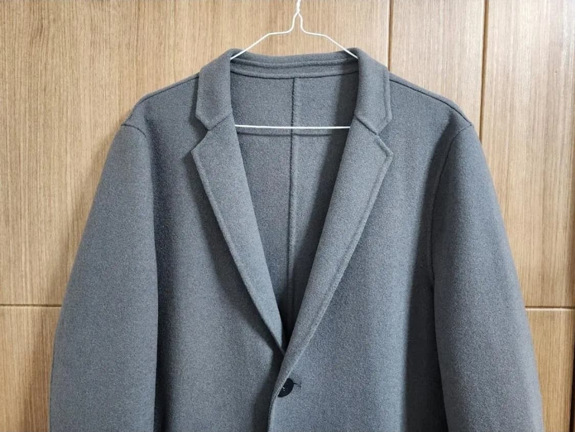 (L)빠니깔레 베이직 싱글 남성 코트 상품이미지2