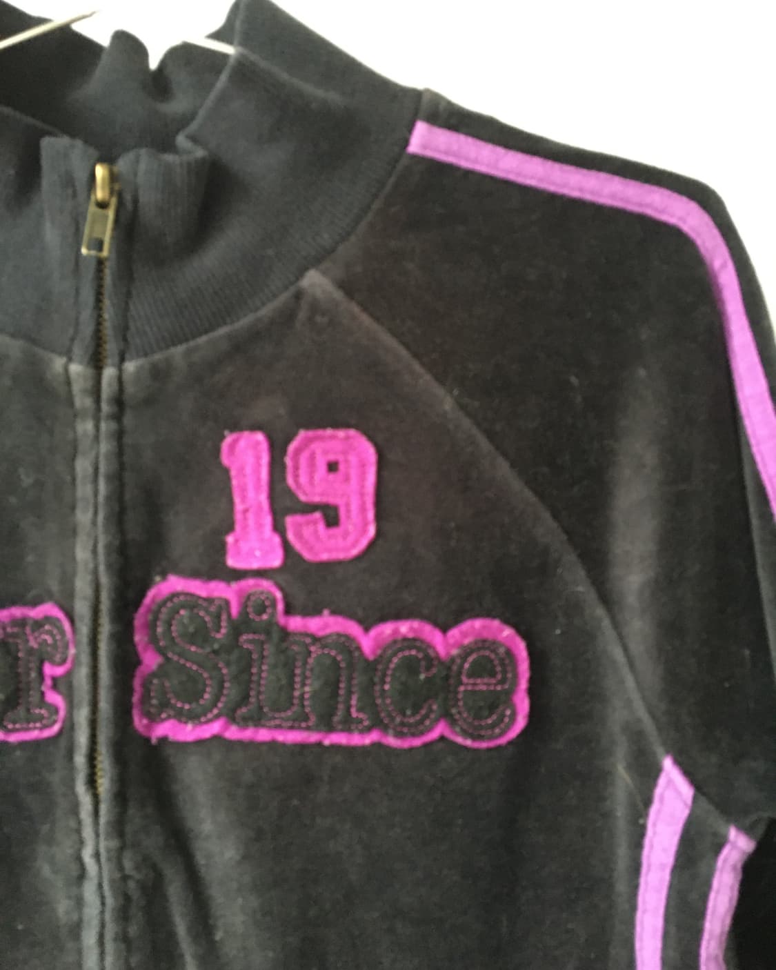 Velvet high neck zip up 상품이미지4