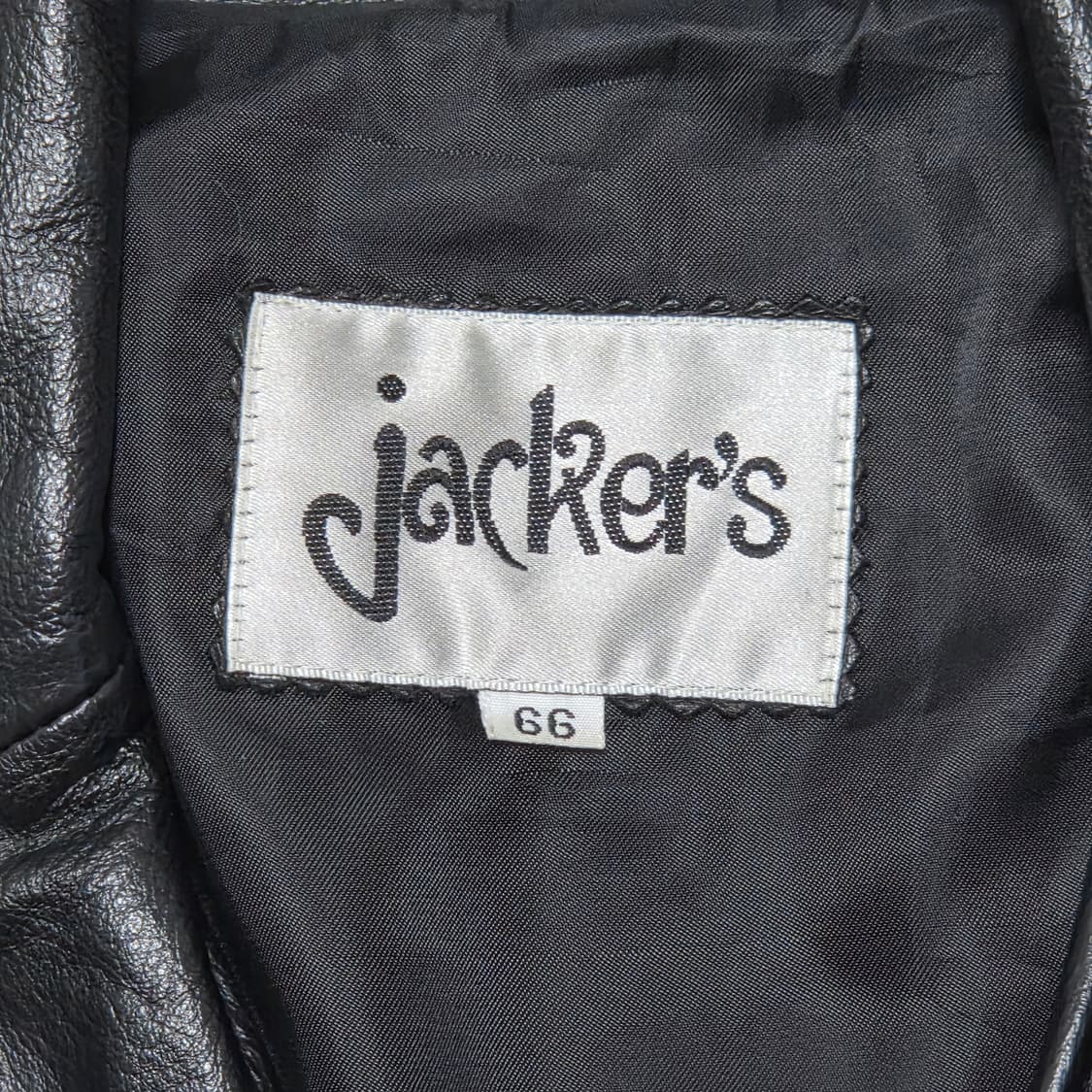 Jacker's 90s 빈티지 소 가죽 레더 자켓 상품이미지3