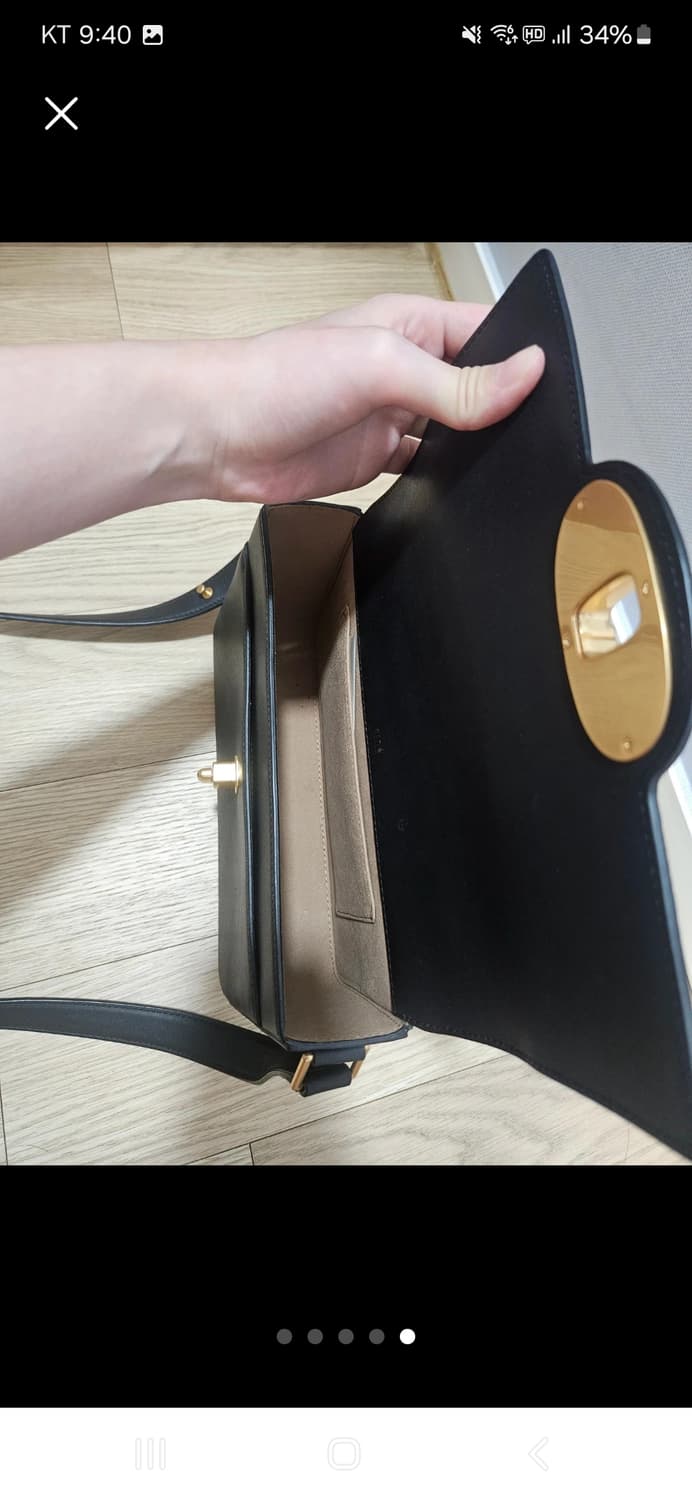 아떼 바네사브루노 베지터블 레더 플레인 숄더백 상품이미지5