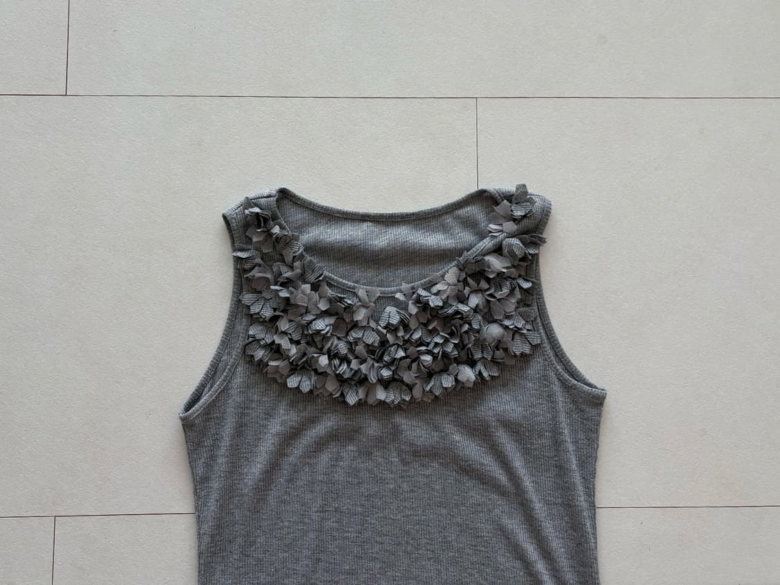 floral neck tank top 상품이미지3