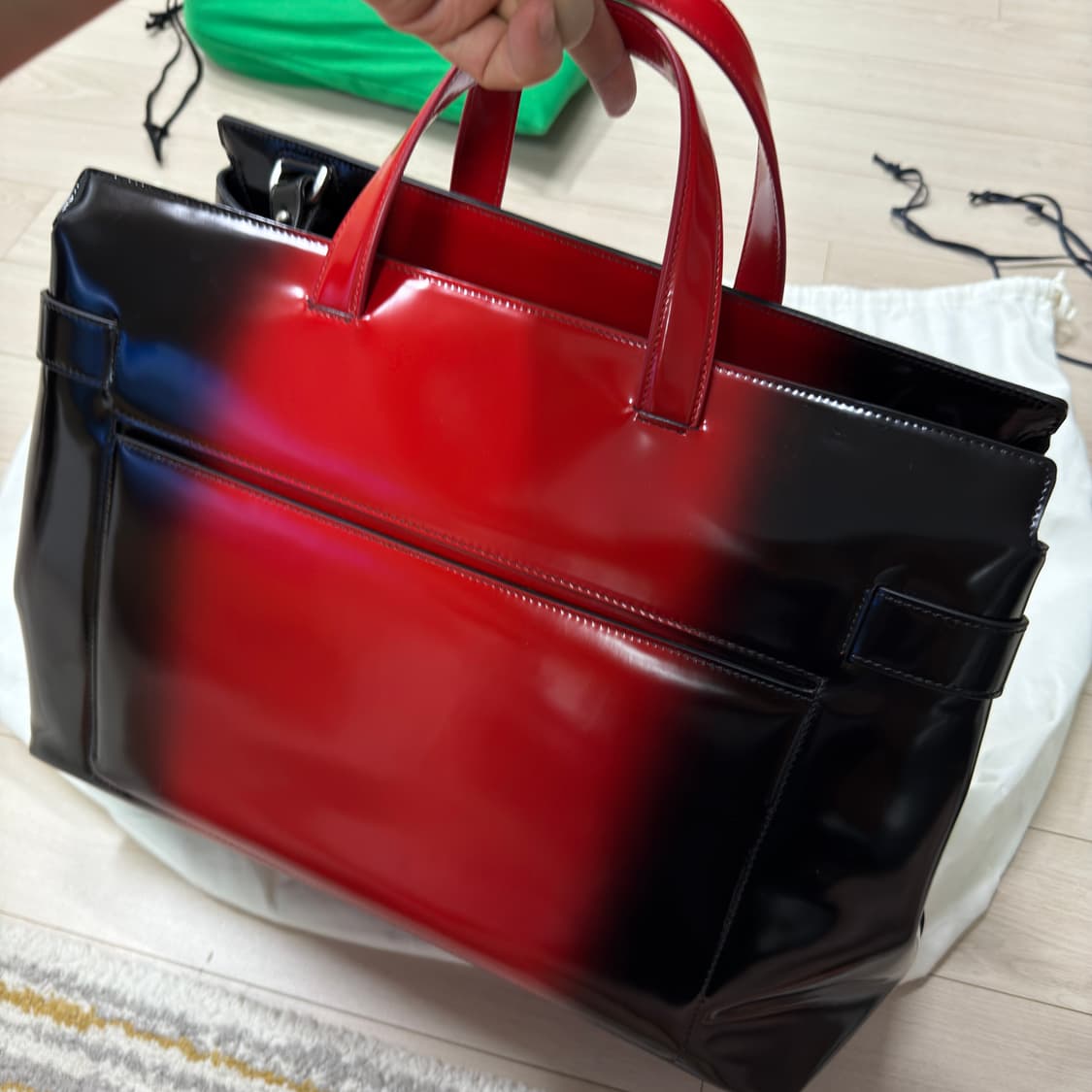 Ferragamo 페레가모 레더 토트백 새상품 상품이미지5