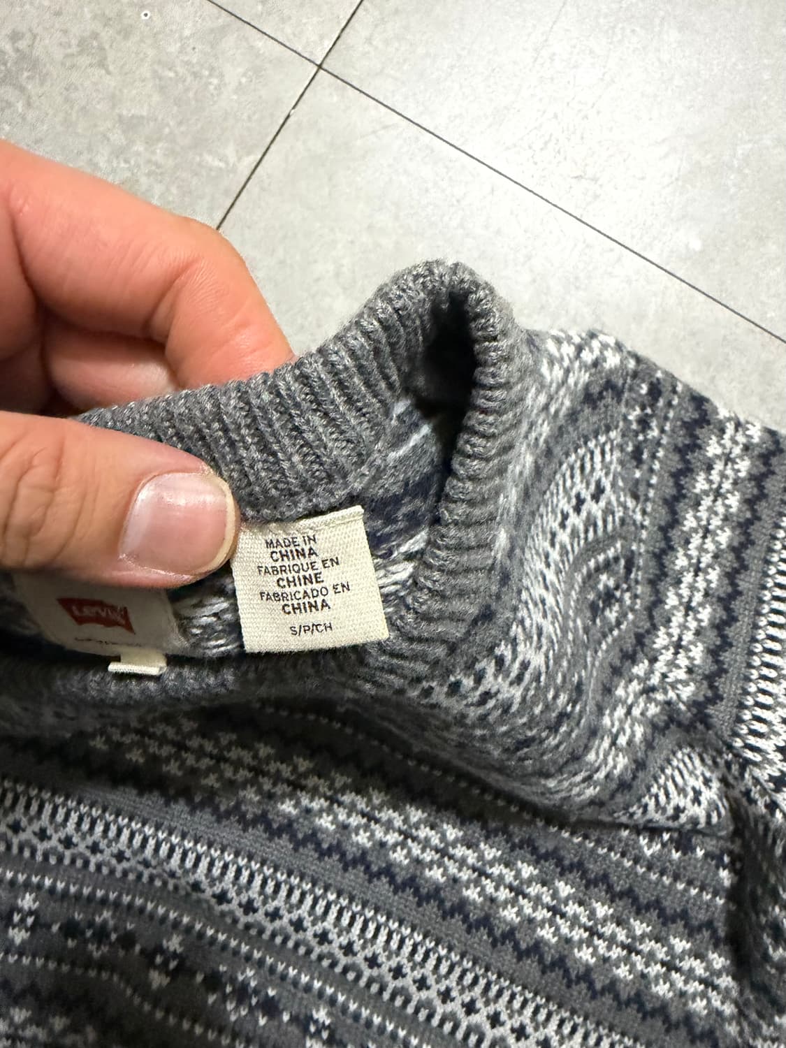 리바이스 빈티지 노르딕 울니트 95size   상품이미지4