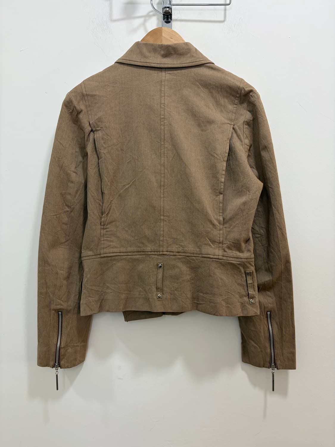 KUMIKYOKU 코튼 라이더 자켓 상품이미지8