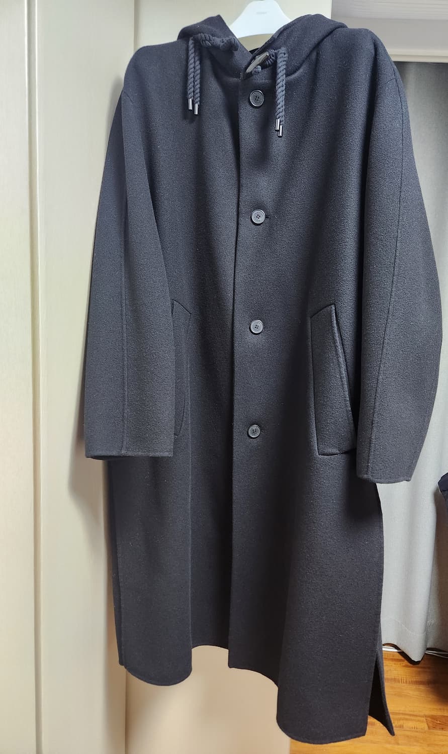 시스템옴므 핸드메이드 후드 코트 상품이미지1