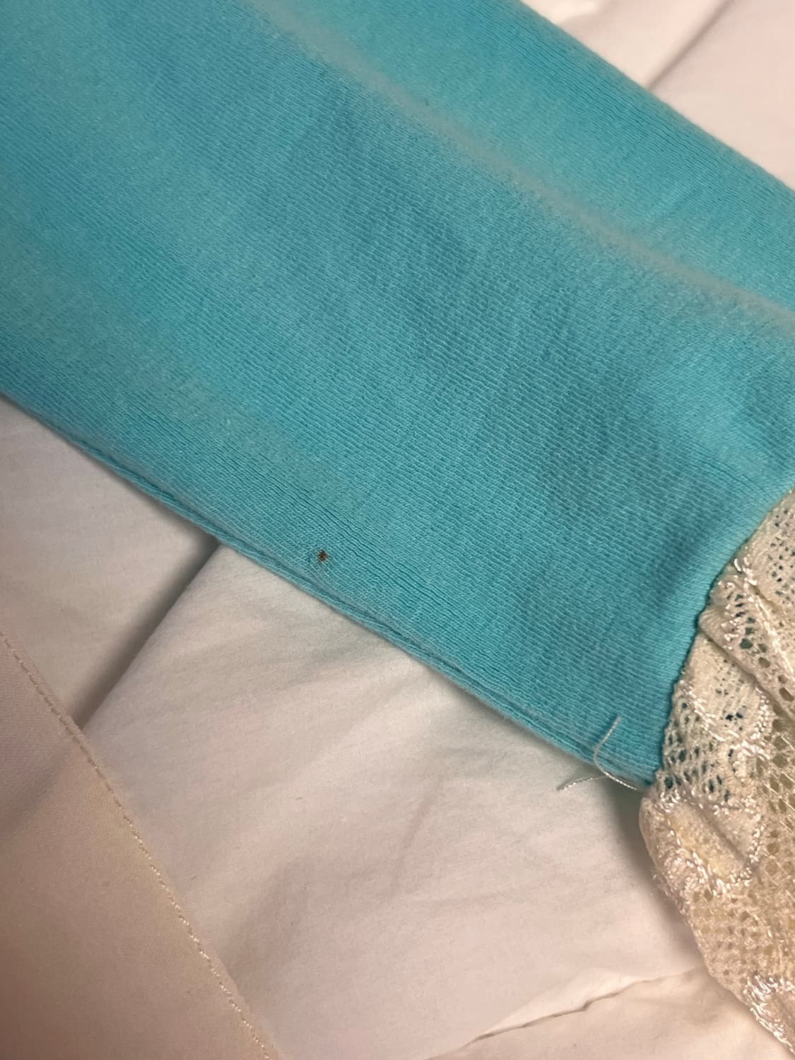 디어리 민트 미니 원피스 레이스 공주 상품이미지7