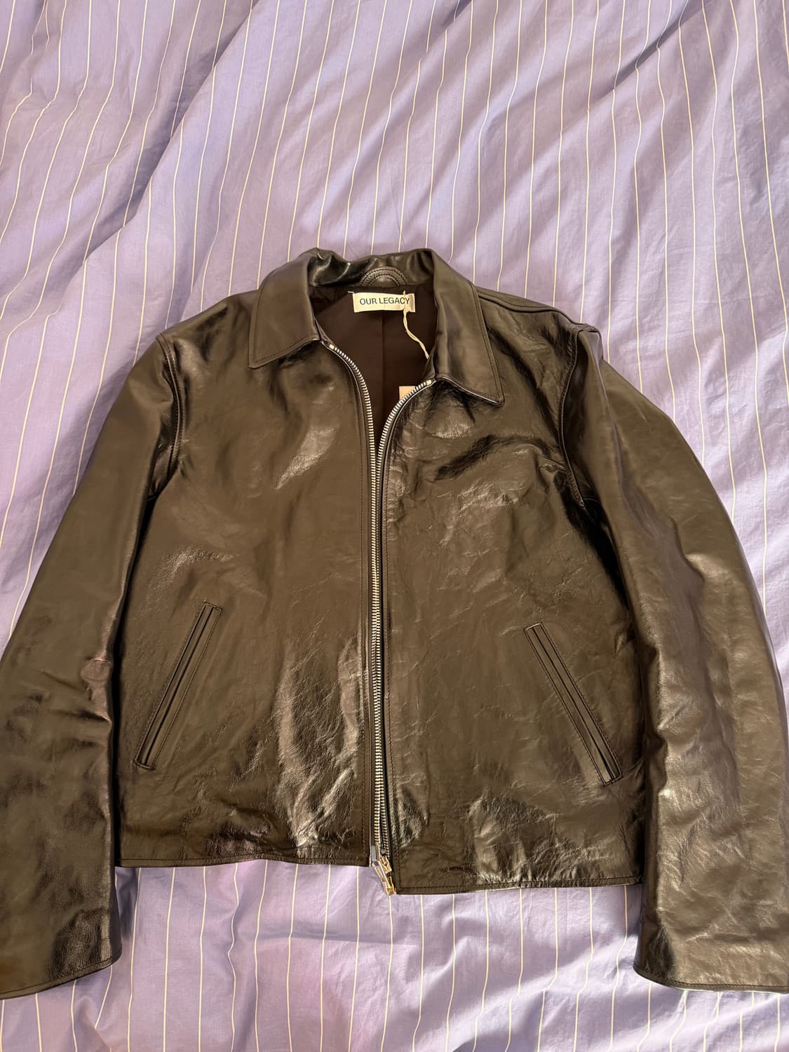 아워레가시 미니 레더 자켓(50) 상품이미지5