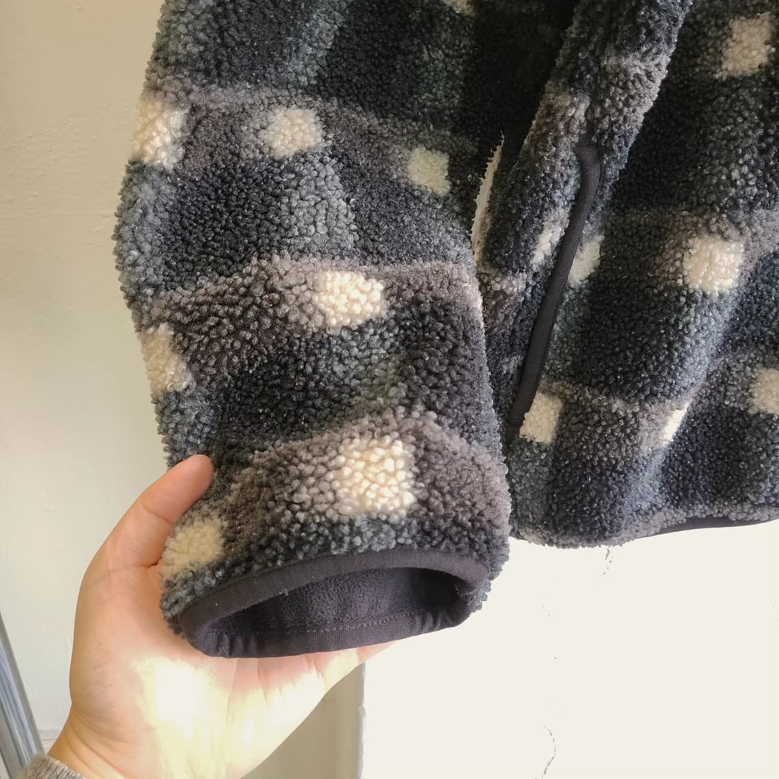 JW앤더슨 x 유니클로 체크 플리스 자켓 상품이미지6