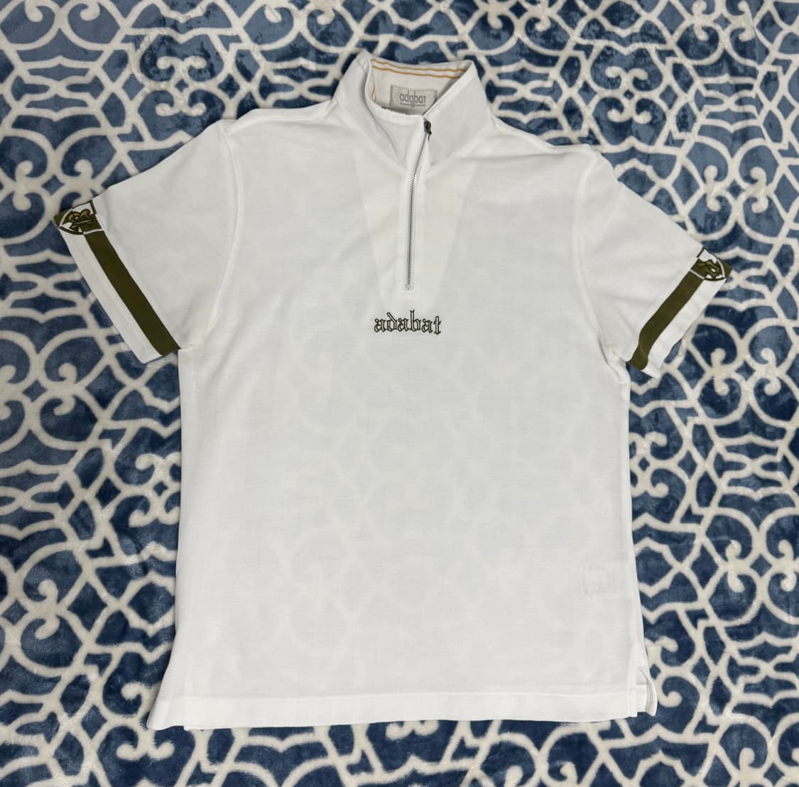 빈티지) 카키 반팔 반집업 adabar 라이프이즈웻 루베클 오공이 502 상품이미지1