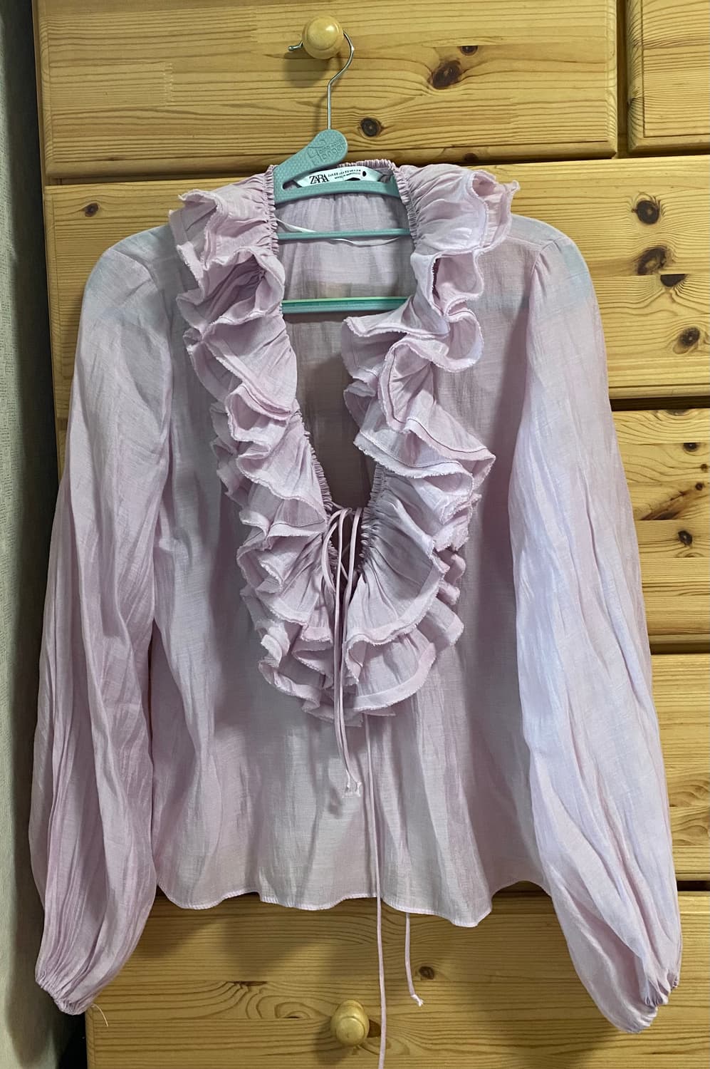 ZARA 러플 블라우스 상품이미지1