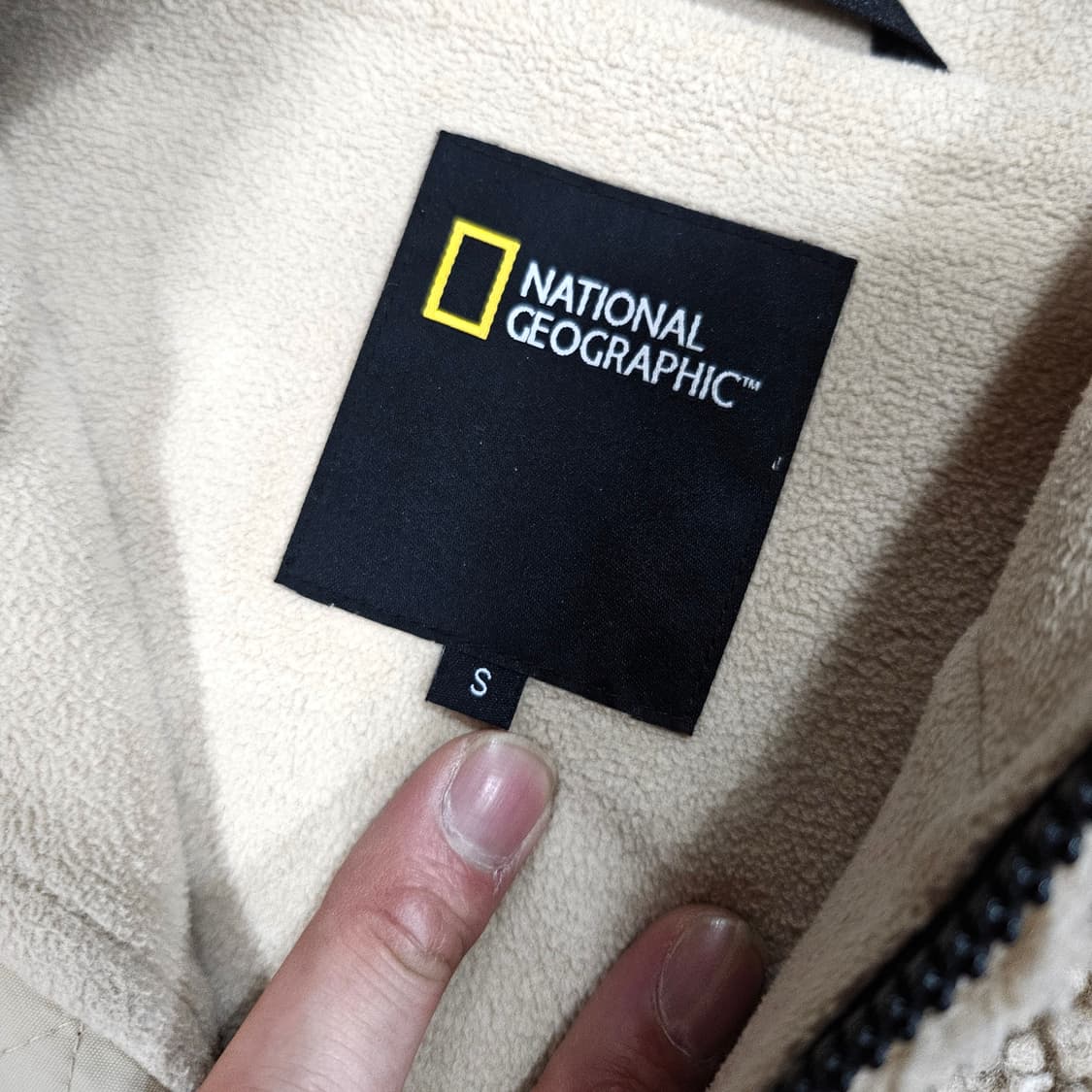 네셔널지오그래픽 양털 플리스 후드 점퍼 S size 상품이미지5