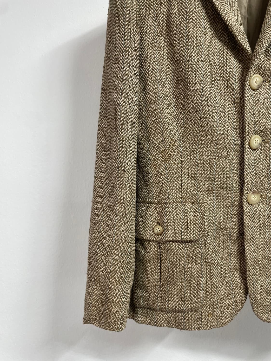 폴로 랄프로렌 우먼스 헤링본트윌 린넨 블레이저 (on.123) 상품이미지4