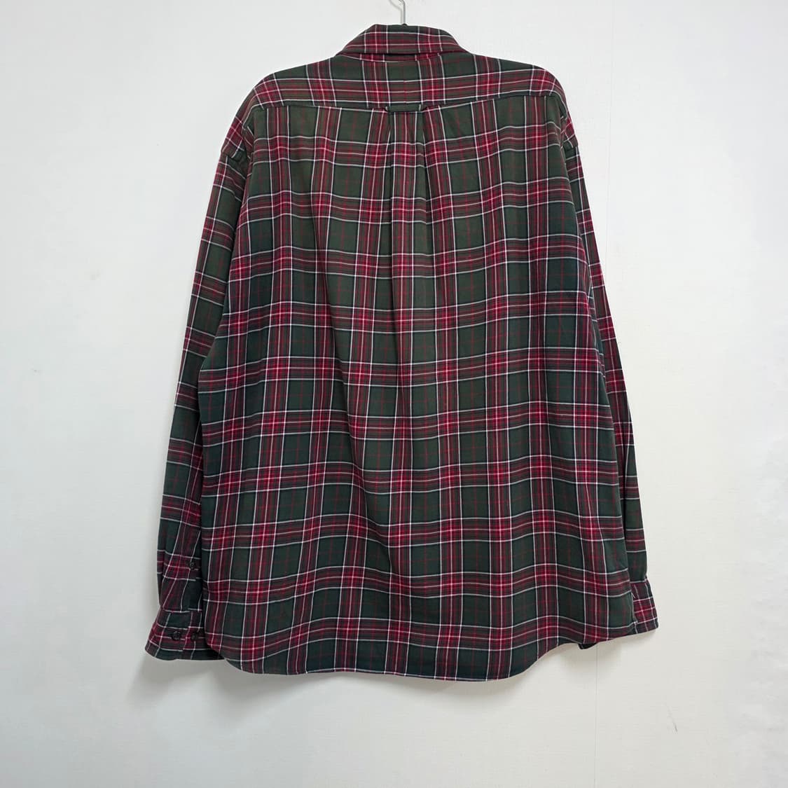 3L 105-110) 챕스 폴로 랄프로렌 체크 셔츠 다크그린 상품이미지3