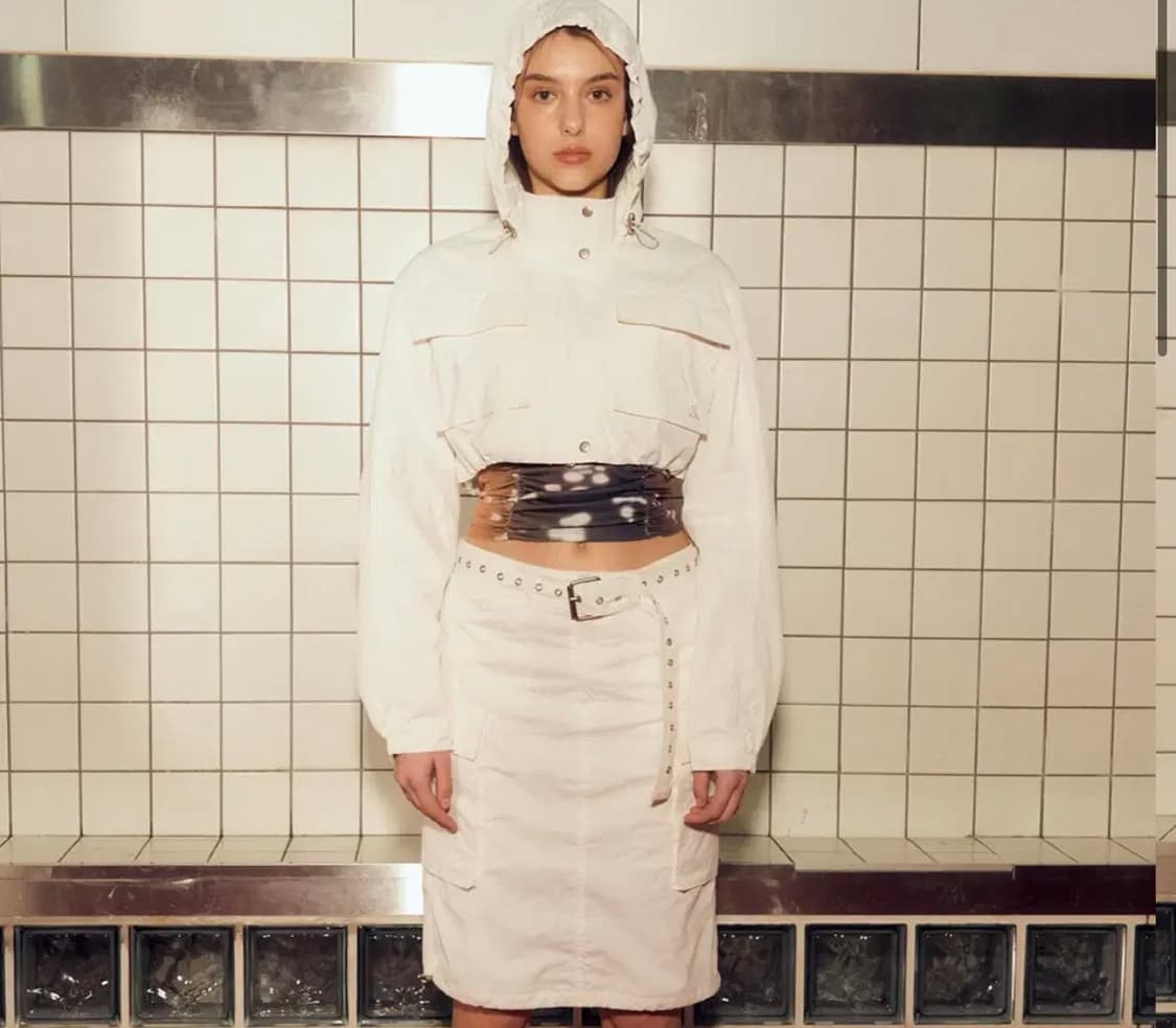 연예인 착용) 애프터아워즈 크롭 바람막이 상품이미지2