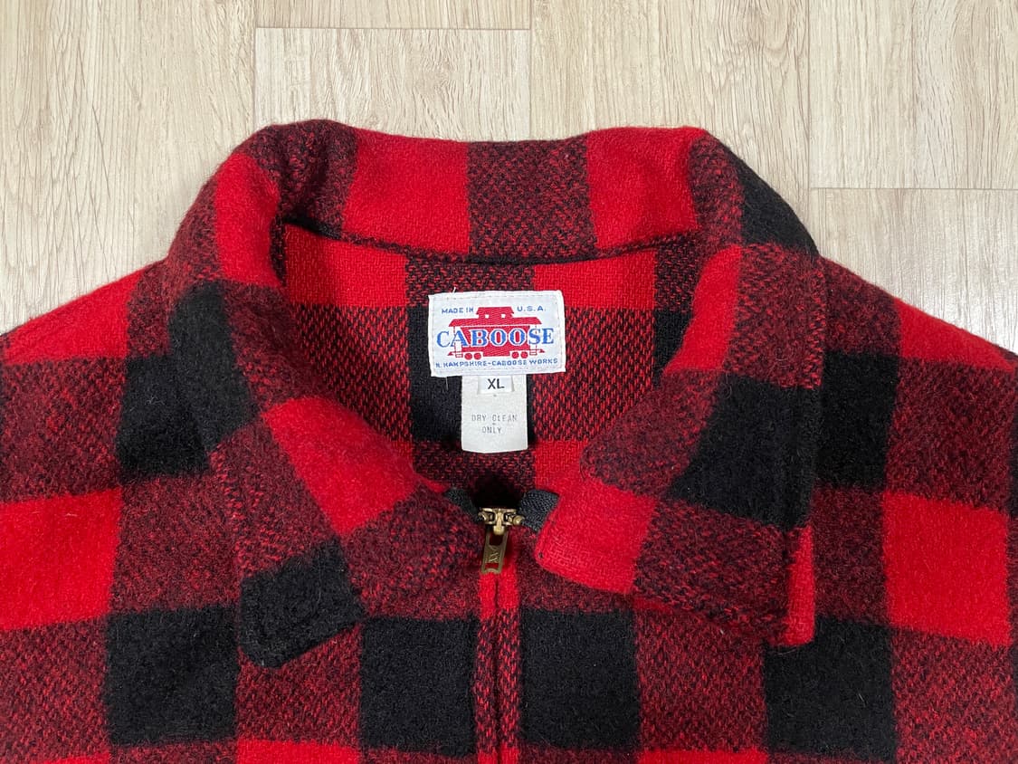 105) 70's 카부스 체크 울 매키노자켓(미국제)RRL&LVC&폴로 상품이미지3