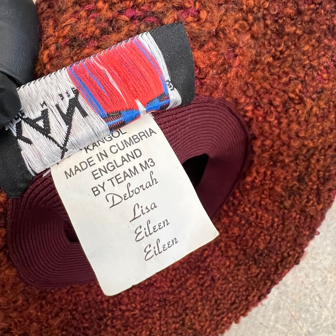 빈티지 캉골 그라데이션 부클 버킷햇 상품이미지6