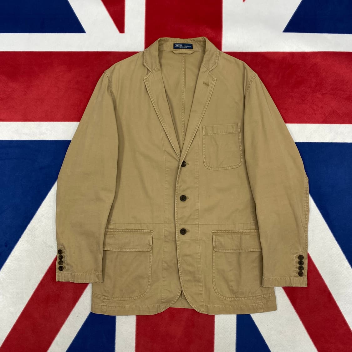 폴로 코튼 블레이져  42R 상품이미지1