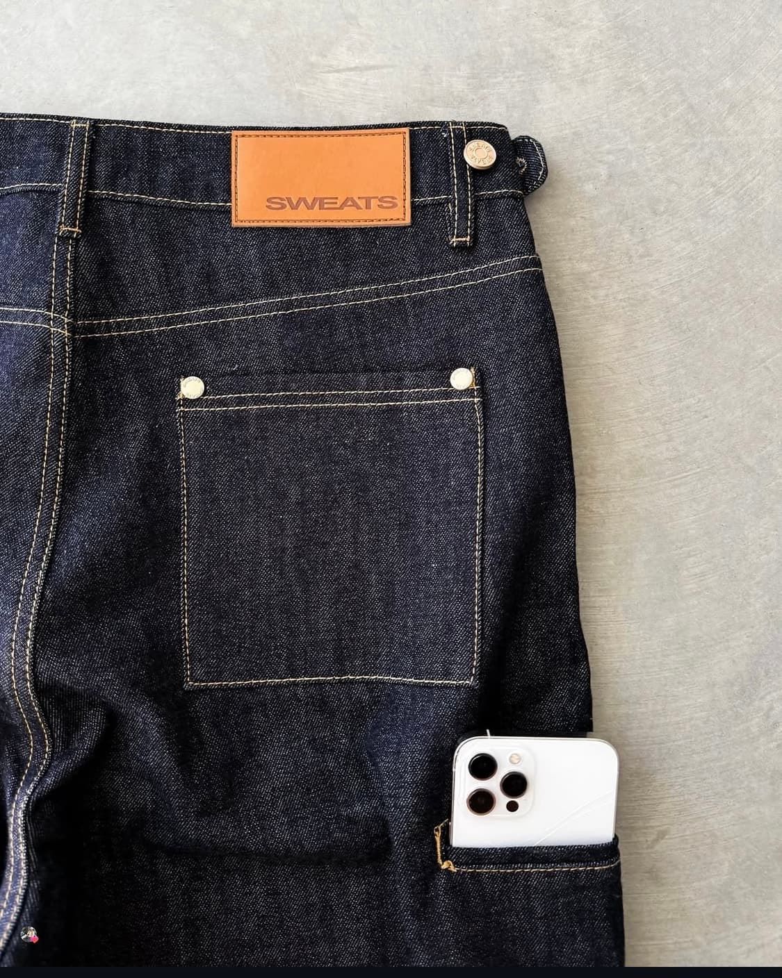 sweats collective Indigo Baggy Denim 상품이미지1