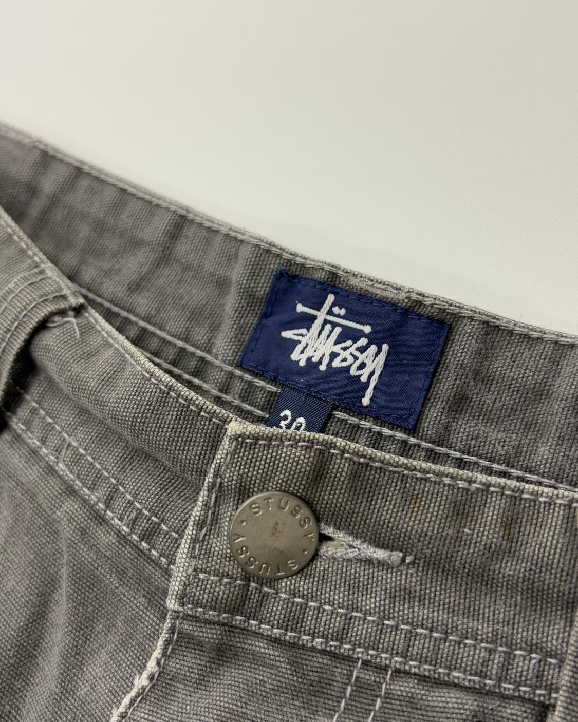 Stussy 스투시 90‘s 탄그레이컬러 쇼츠 상품이미지6