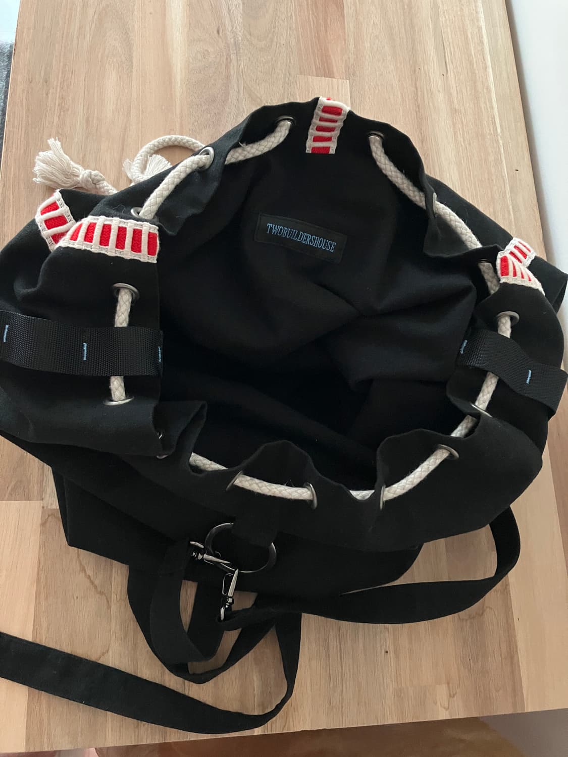 투빌더스하우스 duffle utility mail bag, black 상품이미지3