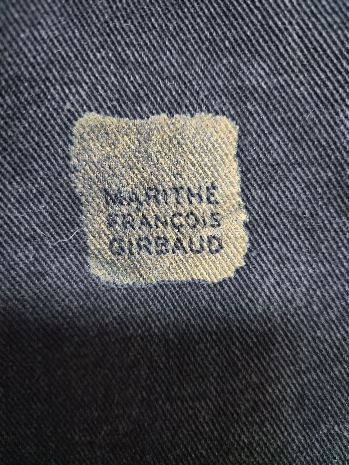 마리떼프랑소와저버 포켓 디테일 와이드 블랙 데님 33사이즈 P-52 상품이미지4