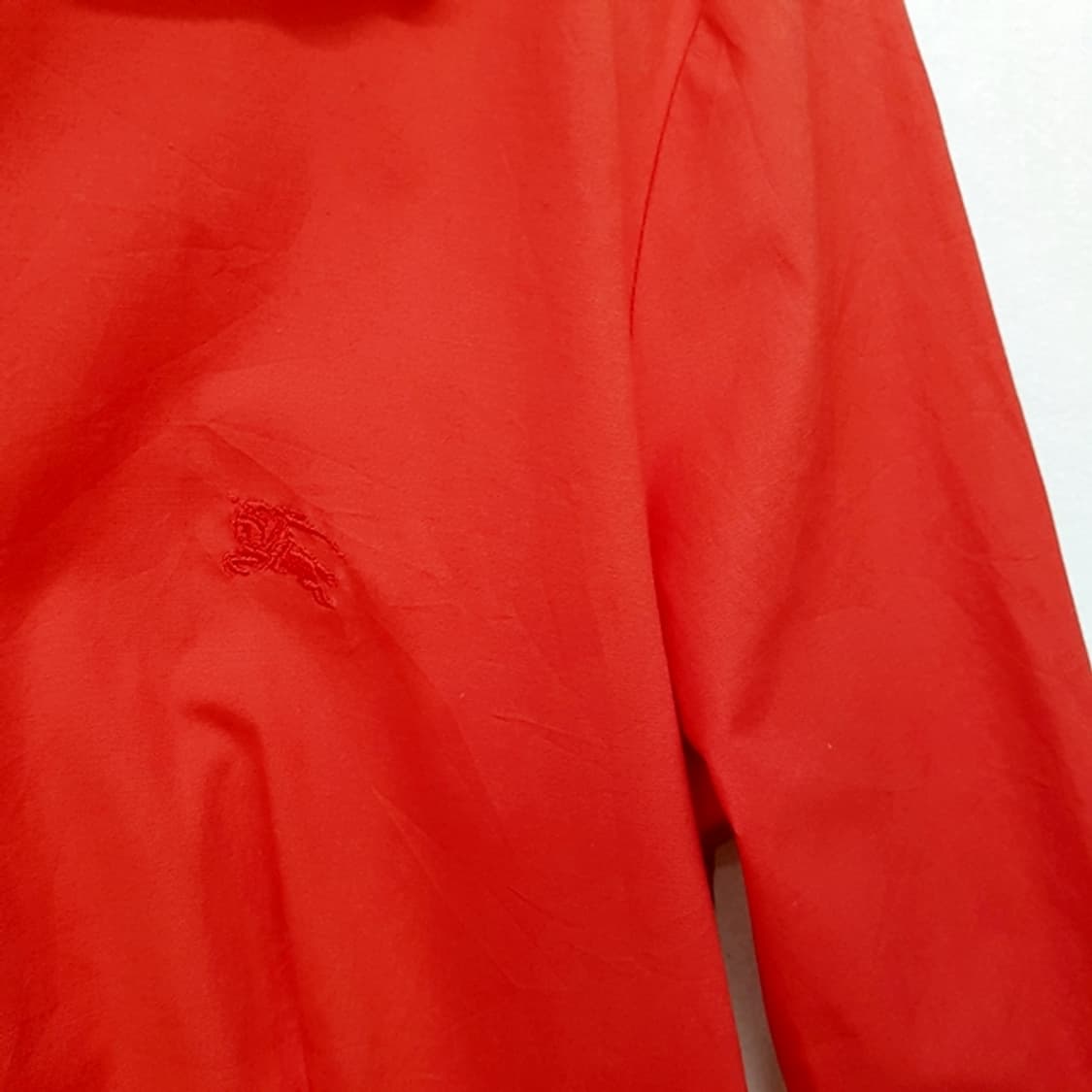 BURBERRY 버버리 런던 스판 셔츠 레드 상품이미지5