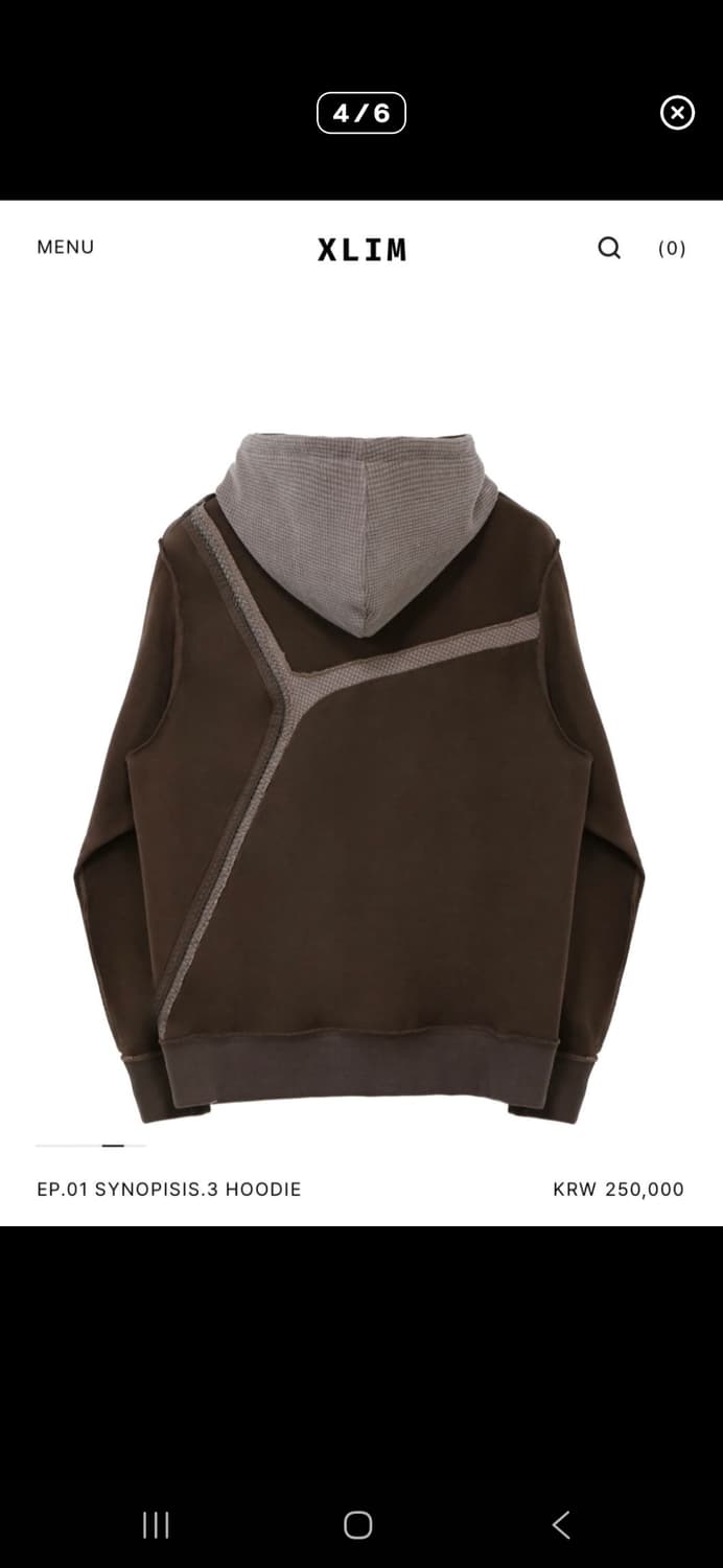 xlim synopisis hoodie 2사이즈 상품이미지5