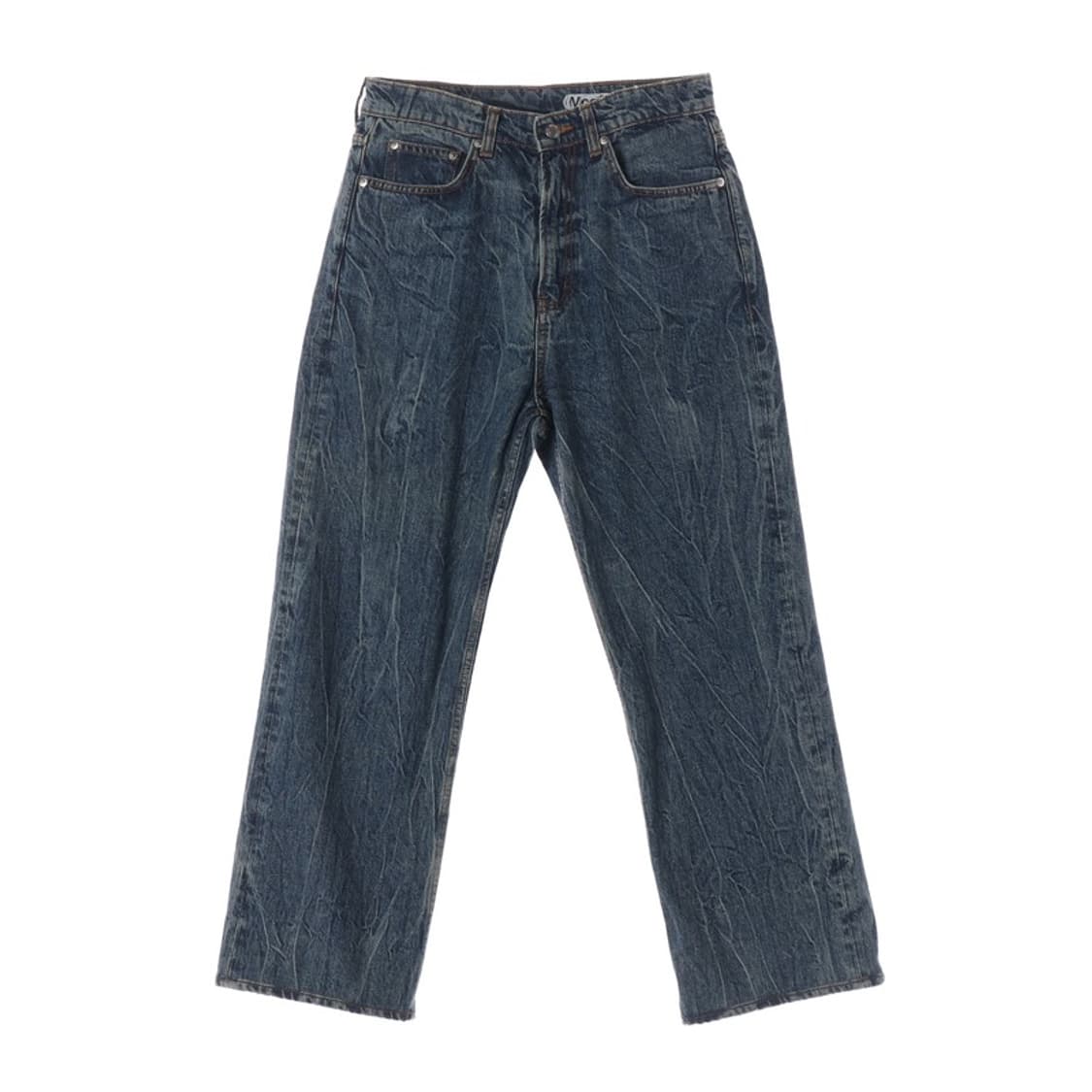 모드나인 주름 워싱 스트레이트 데님 30 상품이미지1