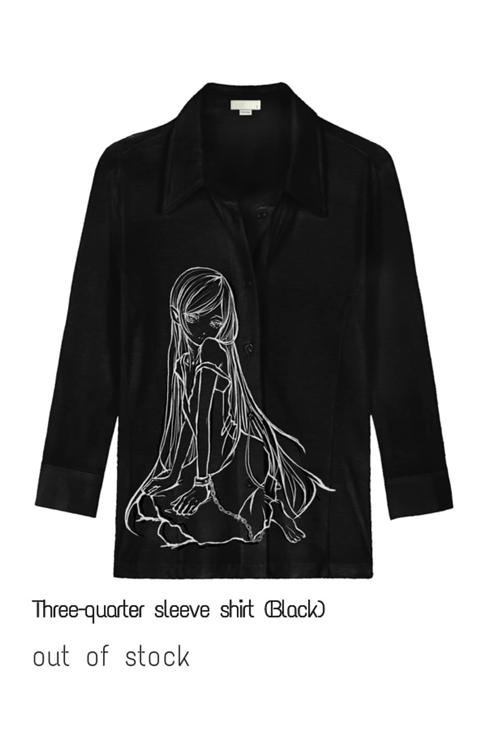 bonnae 본네 Three-quarter sleeve shirt 상품이미지2